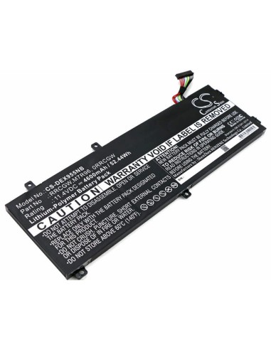Battery for Dell Xps 15 9550, Precision 15 5510 11.4V, 4600mAh - 52.44Wh