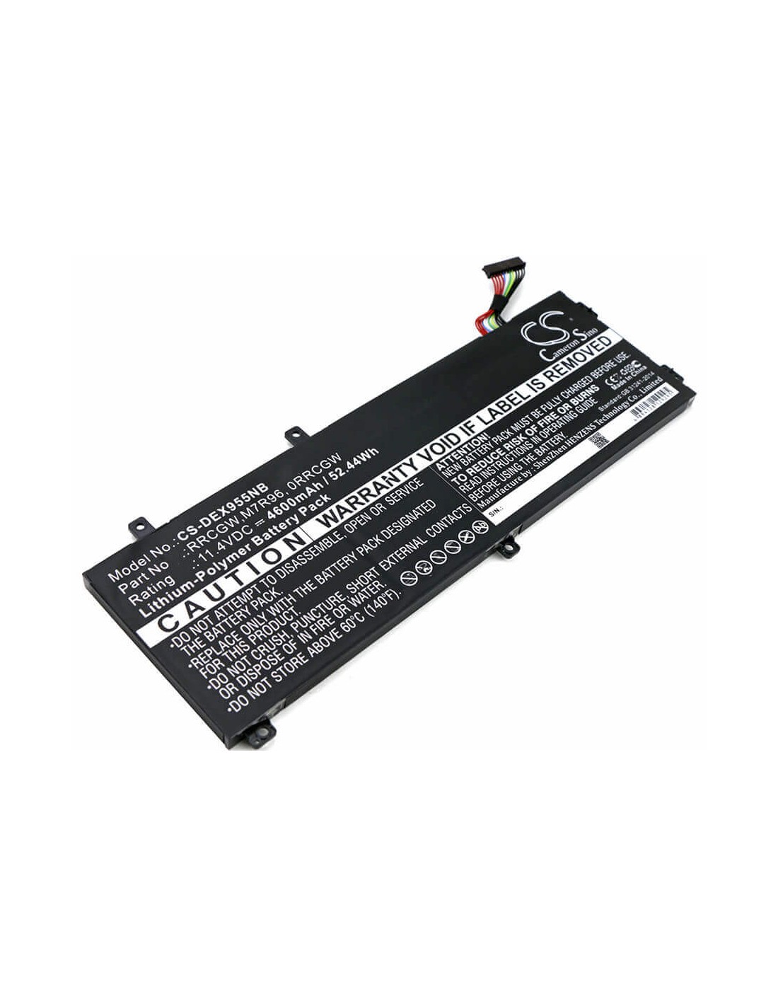 Battery for Dell Xps 15 9550, Precision 15 5510 11.4V, 4600mAh - 52.44Wh