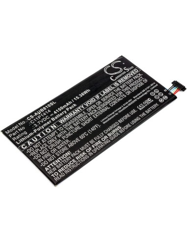 Battery for Asus Zenpad 8.0 Power Case, Cb81 3.7V, 4150mAh - 15.36Wh