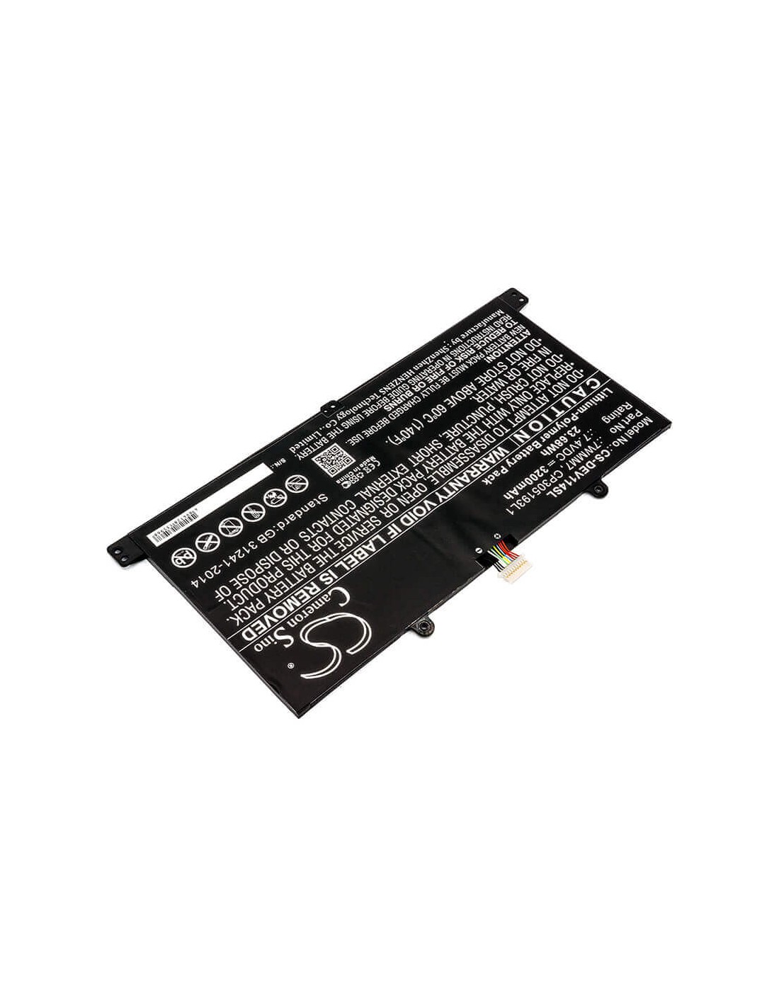 Battery for Dell Venue 11 Pro Keyboard Dock, D1r74, Cfc6c 7.4V, 3200mAh - 23.68Wh