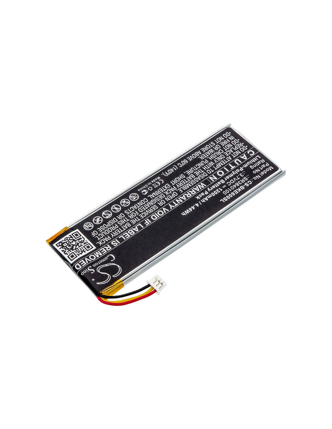 Battery for Becker, Active 6, Active 6 Lmu, Active 6 Lmu Plus 3.7V, 1200mAh - 4.44Wh