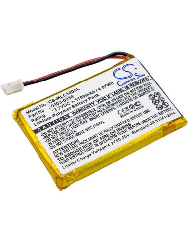 Battery for Minelab, Ctx 3030 Wm-10 3.7V, 1100mAh - 4.07Wh