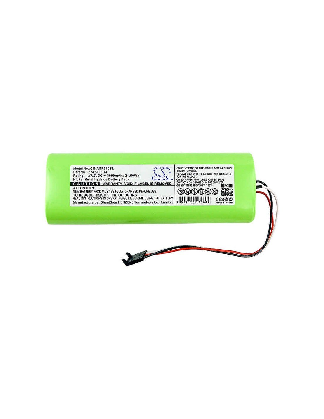 Battery for Applied Instruments, Super Buddy, Super Buddy 21, Super Buddy 29 7.2V, 3000mAh - 21.60Wh