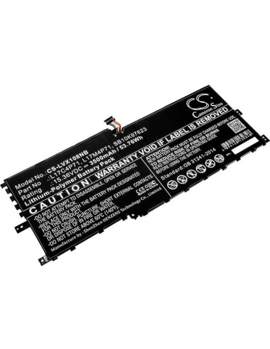 Battery for Lenovo, Thinkpad X1 Yoga 2018, , 15.36V, 3500mAh - 53.76Wh
