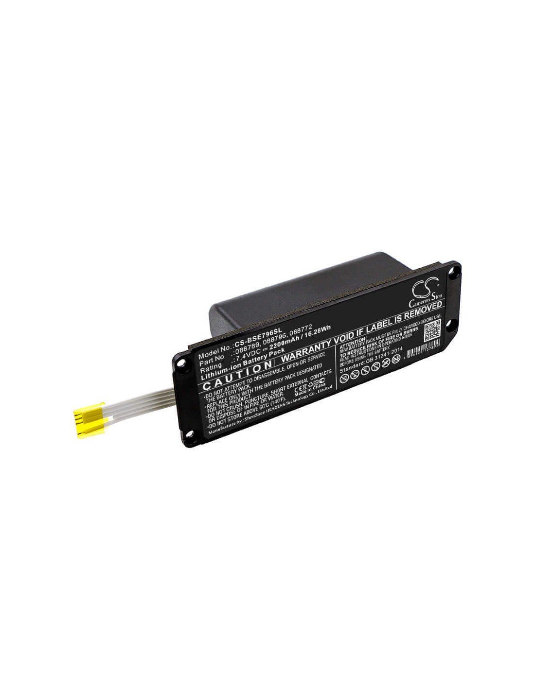 Battery for Bose, Soundlink Mini 2 7.4V, 2200mAh - 16.28Wh