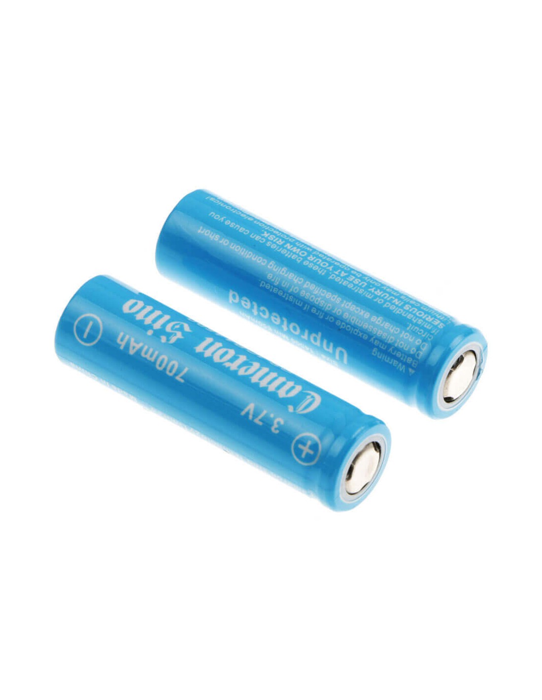 Battery for Lithium Ion, 2pcs 14500 Pack 3.7V, 700mAh - 2.59Wh