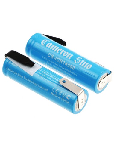 Battery for Lithium Ion, 2pcs Pack With Tabs 3.7V, 700mAh - 2.59Wh