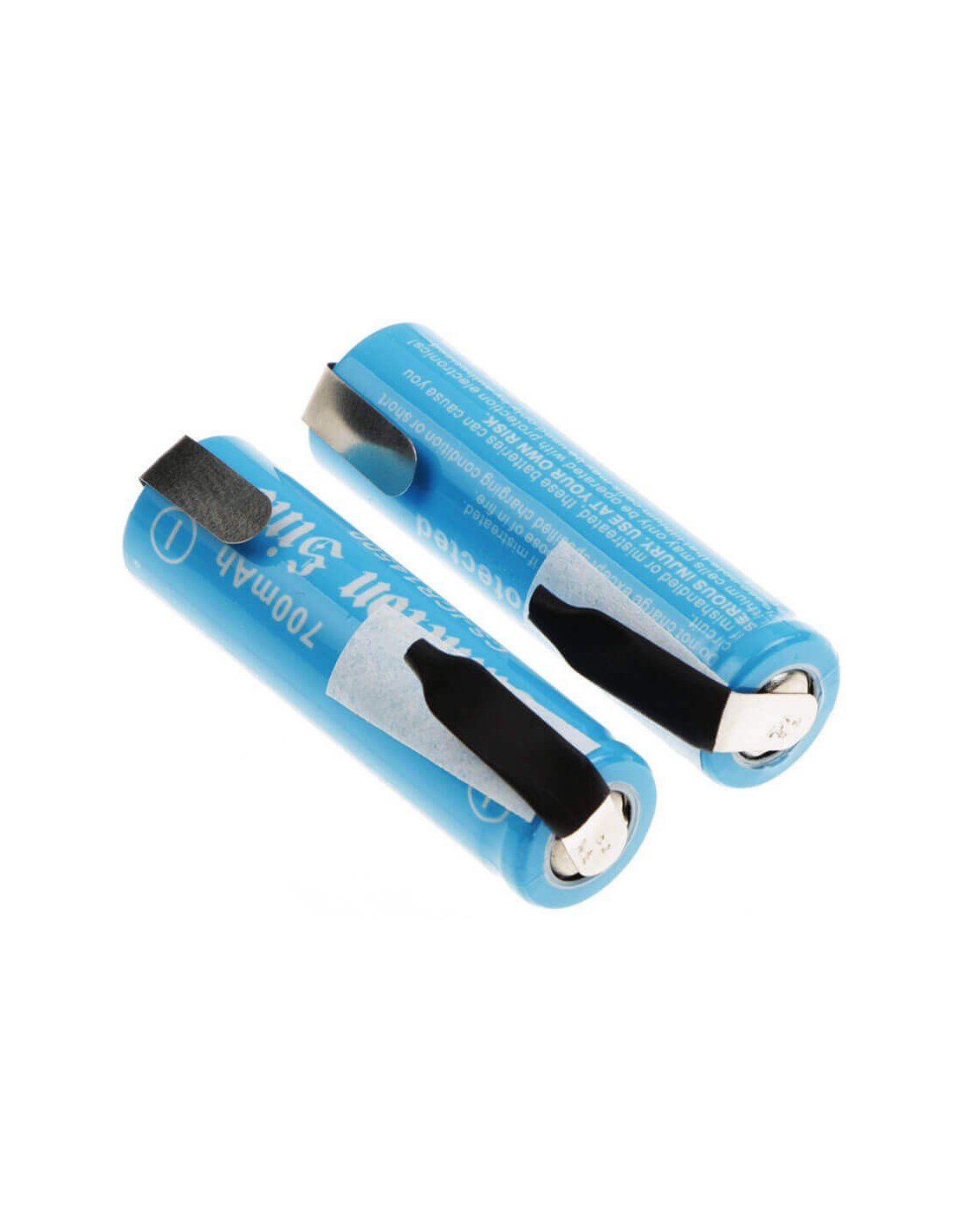 Battery for Lithium Ion, 2pcs Pack With Solder Tabs 3.7V, 700mAh - 2.59Wh