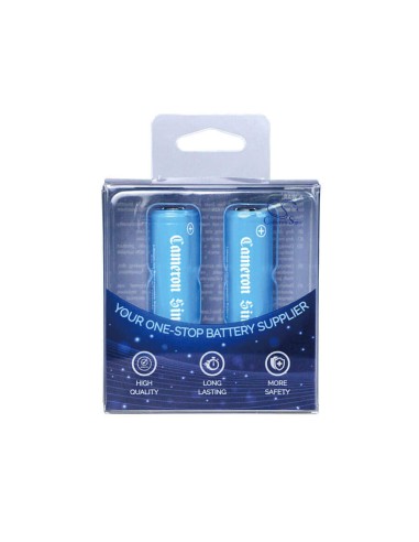 Battery for Lithium Ion, 2pcs 18490 Pack 3.7V, 1600mAh - 5.92Wh