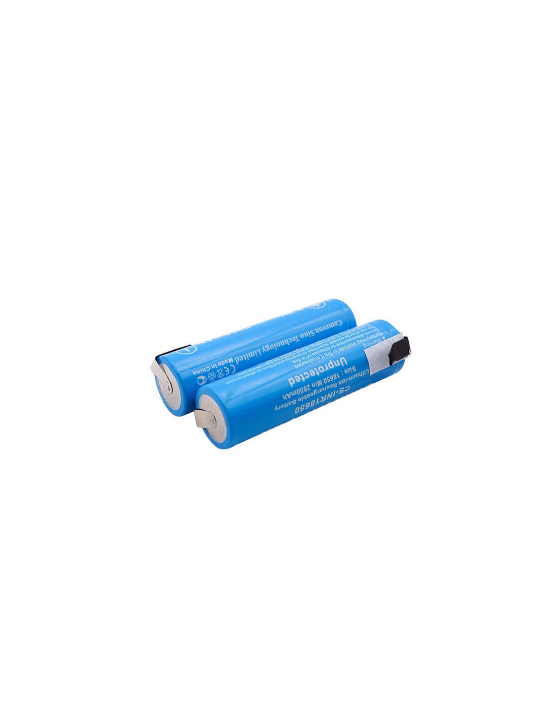 Battery for Lithium Ion, 2pcs Pack With Solder Tabs 3.7V, 2900mAh - 10.73Wh