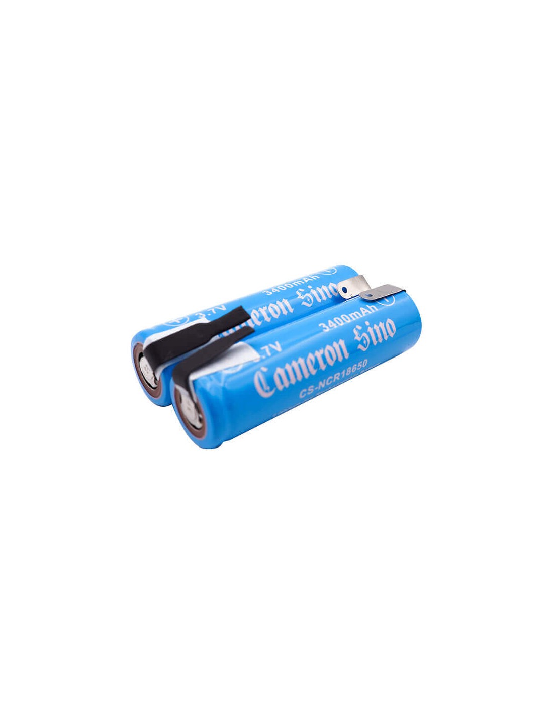 Battery for Lithium Ion, 2pcs Pack With Tabs 3.7V, 3400mAh - 12.58Wh