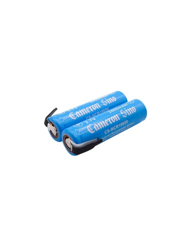 Battery for Lithium Ion, 2pcs Pack With Solder Tabs 3.7V, 3400mAh - 12.58Wh