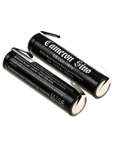 4/3A Battery for NiMh, 2pcs Pack With Tabs 1.2V, 3500mAh - 4.20Wh