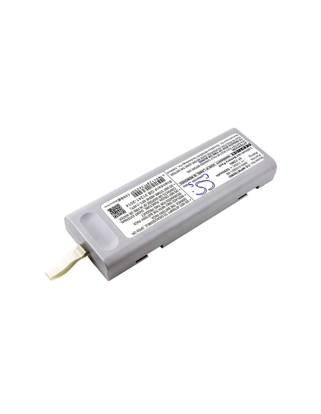 Battery for Mindray, Accutorr V, Dpm3, Dpm4 11.1V, 5200mAh - 57.72Wh
