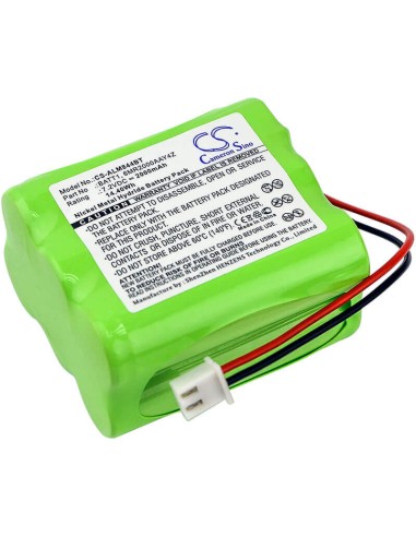 Battery for 6mr2000aay42, Go Control Panels 7.2V, 2000mAh - 14.40Wh