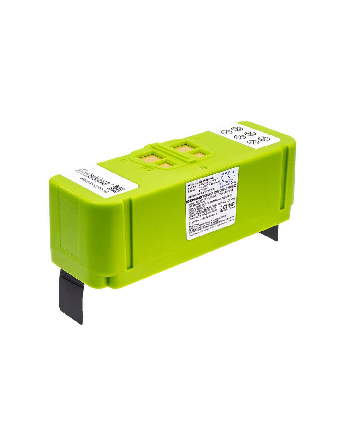 Battery for Irobot, Roomba 614, Roomba 615, Roomba 640 14.4V, 4000mAh - 57.60Wh