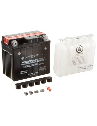 PTX5L-BS 12V 60 cca Powersonic AGM motorcycle battery