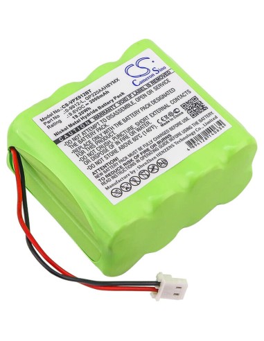 Battery for Visonic, 0-100459, 0-100498, 0-100535 9.6V, 2000mAh - 24.00Wh