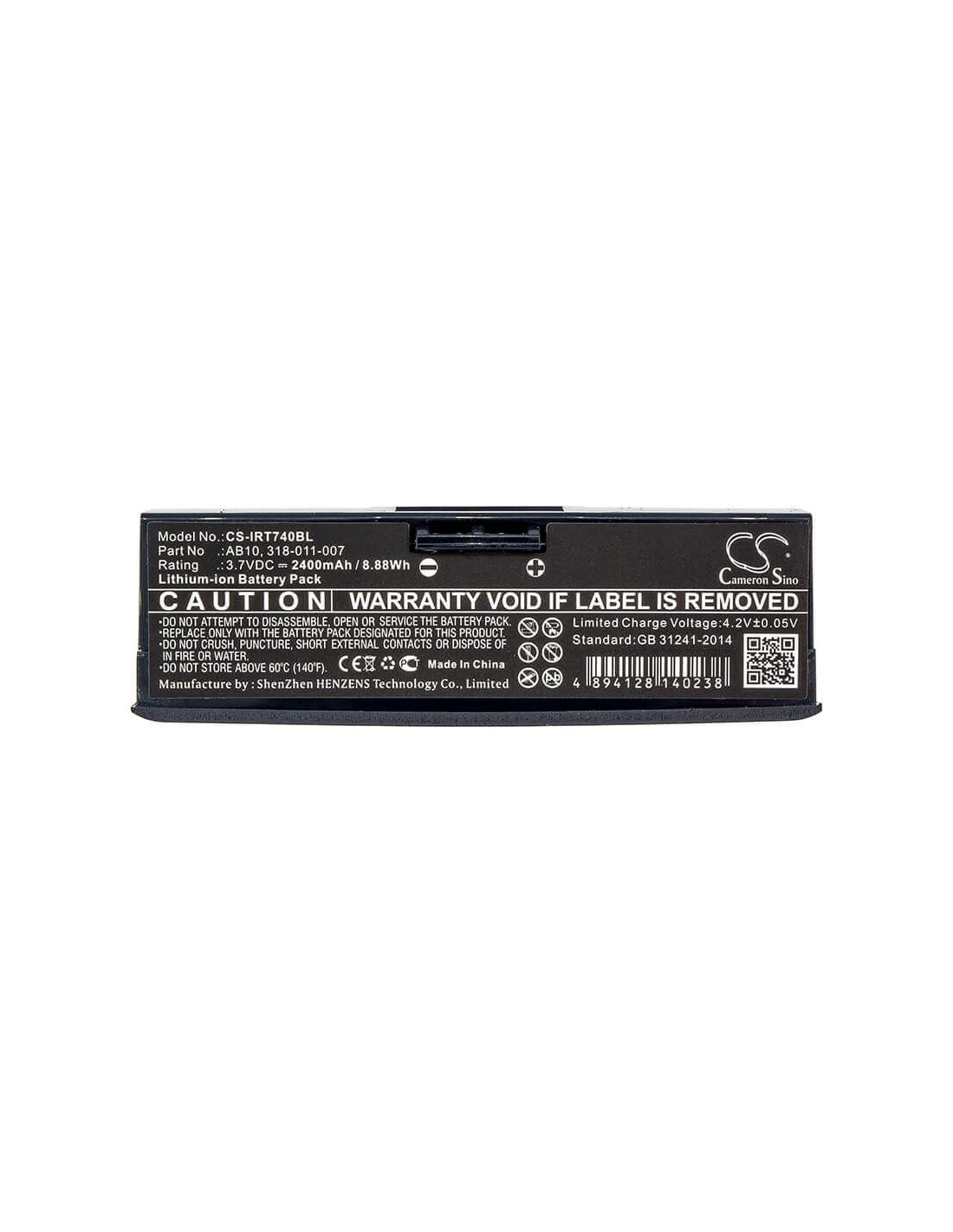 Battery for Intermec, 700 Mono, 730 Color, 3.7V, 2400mAh - 16.28Wh