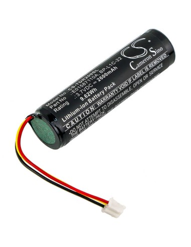 Battery for Tascam, Mp-gt1 3.7V, 2600mAh - 0.67Wh