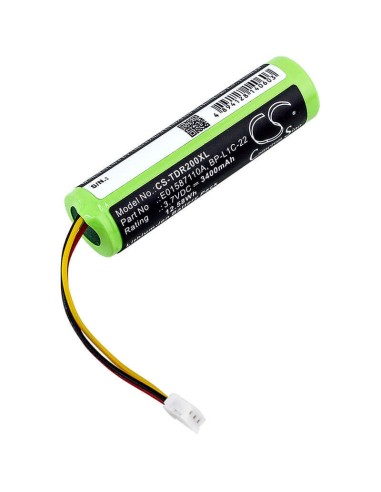 Battery for Tascam, Mp-gt1 3.7V, 3400mAh - 0.74Wh