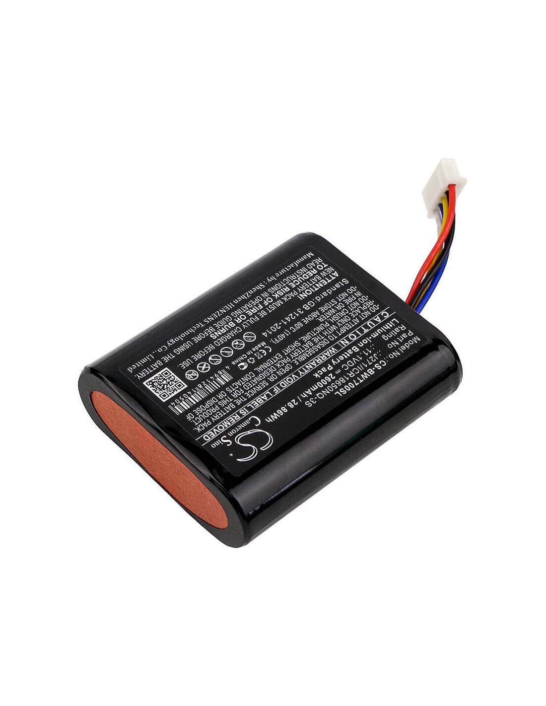 Battery for Bowers & Wilkins, T7 11.1V, 2600mAh - 28.86Wh