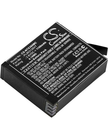 Battery for Insta360, One X 3.8V, 1100mAh - 4.18Wh