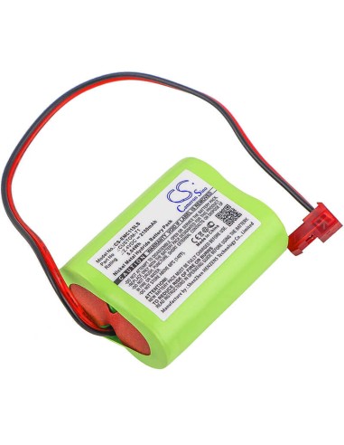 Battery for Interstate, Nic1158, Lithonia, Elb2p401n, Powercell 2.4V, 2100mAh - 5.04Wh