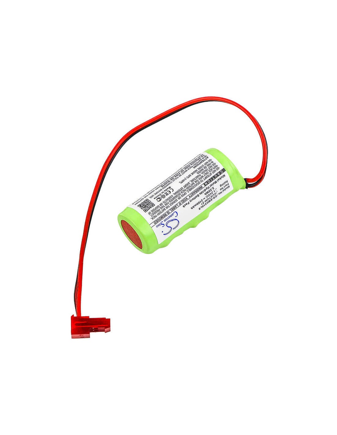 Battery for Lithonia, Elb1210n, Elb1p201n, Elb1p2901n, Saft 1.2V, 2100mAh - 2.52Wh