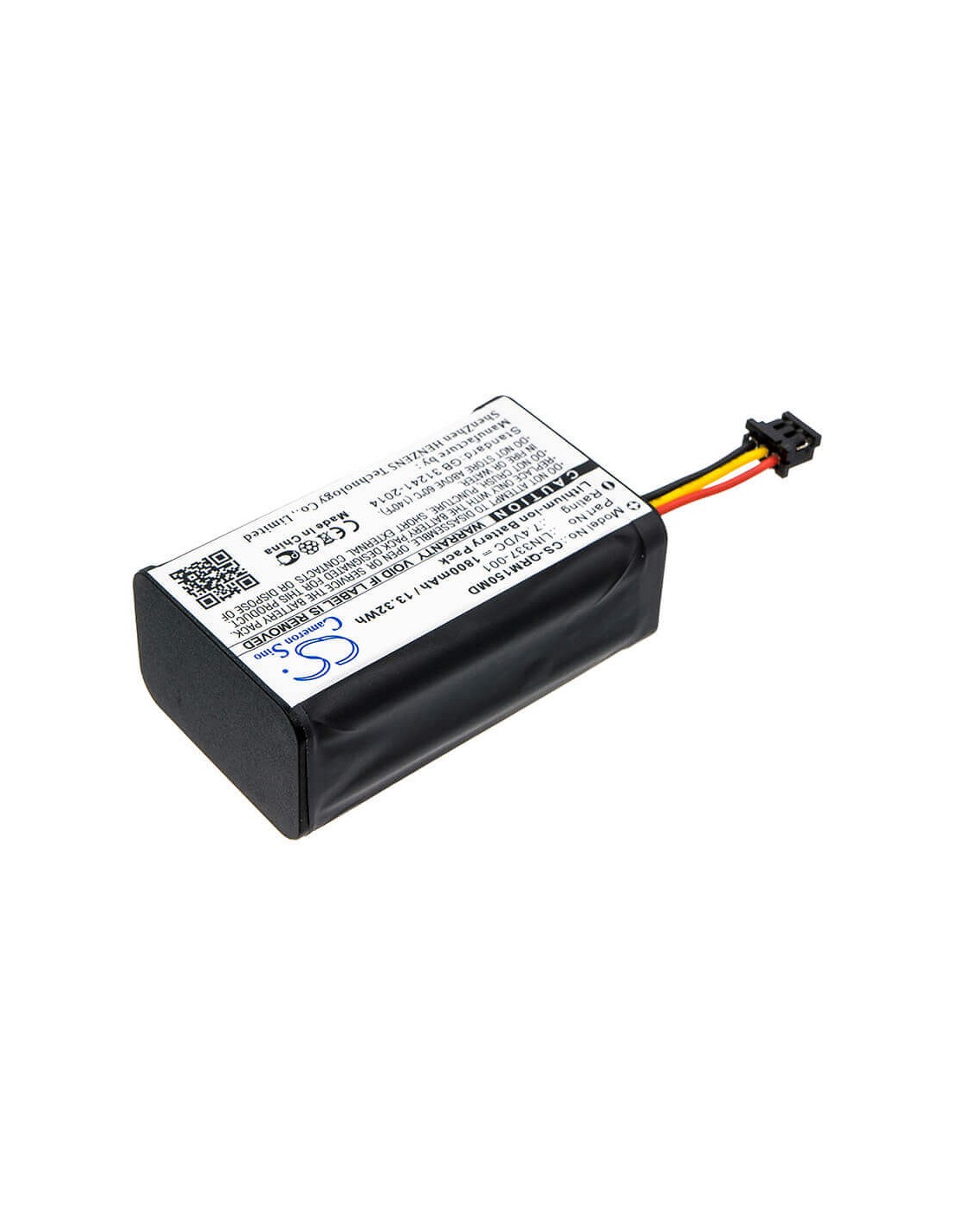 Battery for Q Core, 15029-000-0001, 15031-000-0001 7.4V, 1800mAh - 13.32Wh
