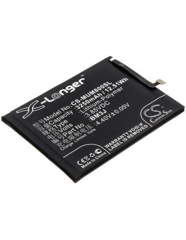 Battery for Xiaomi, M1808d2tc, M1808d2te, M1808d2tg, Mi 8 Lite 3.85V, 3250mAh - 12.51Wh