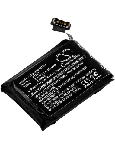 Battery for Apple, A1860, Watch Series 3 38mm 3.81V, 260mAh - 0.99Wh