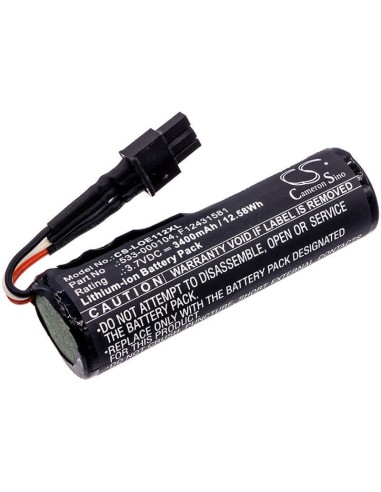 Battery for Logitech, S-00122, S00151, Ue Kora Boom 3.7V, 3400mAh - 12.58Wh