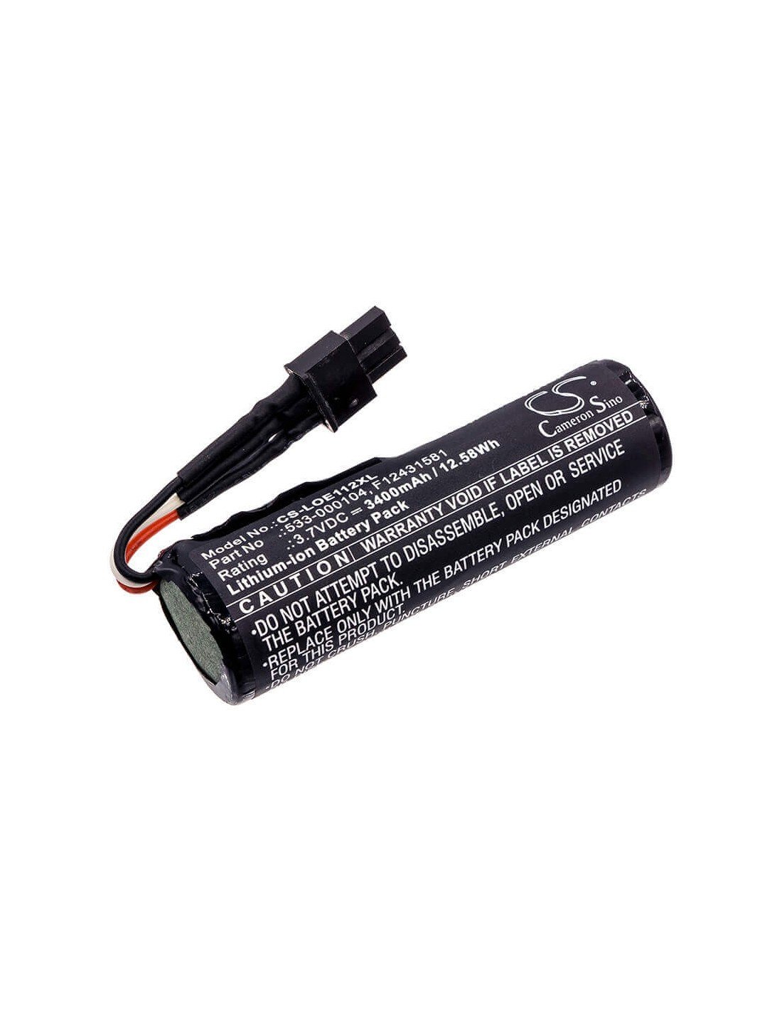 Battery for Logitech, S-00122, S00151, Ue Kora Boom 3.7V, 3400mAh - 12.58Wh