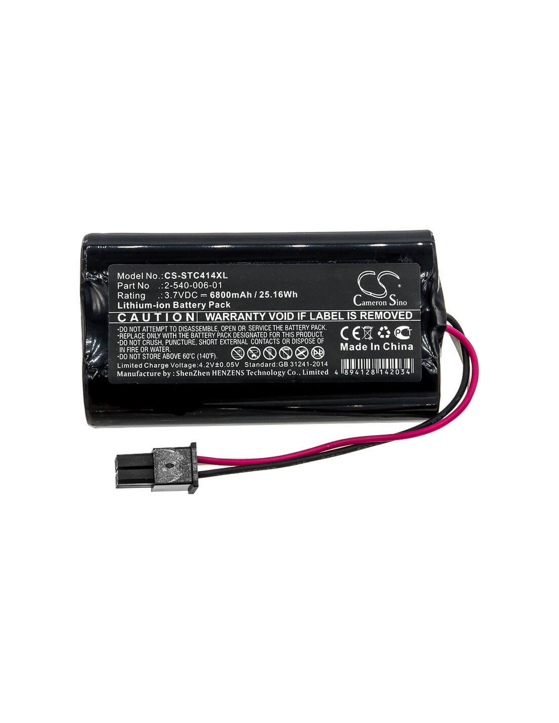 Battery for Soundcast, Mld414, Outcast Melody 3.7V, 6800mAh - 25.16Wh