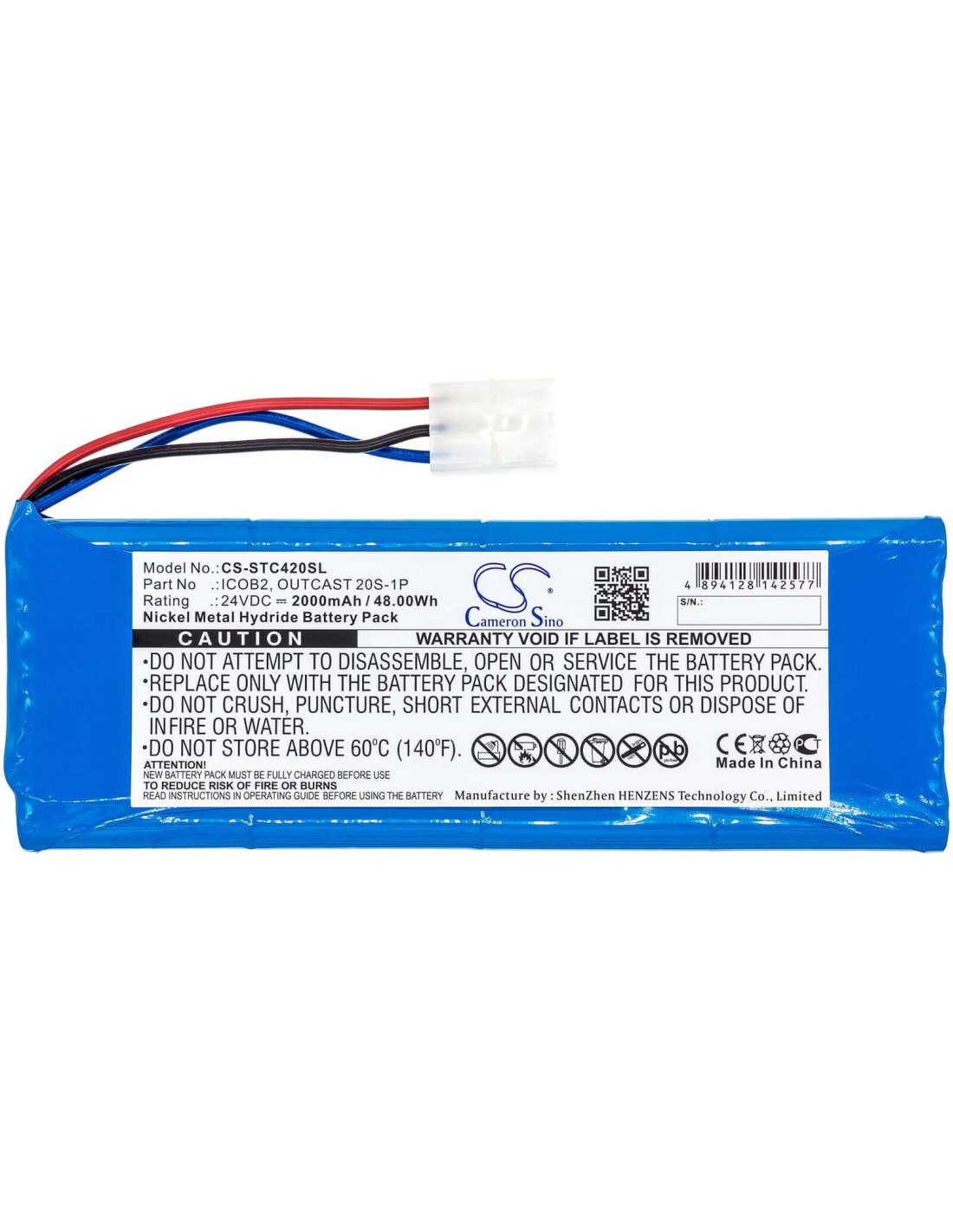 Battery for Soundcast, Ico420, Ico421 24V, 2000mAh - 48.00Wh