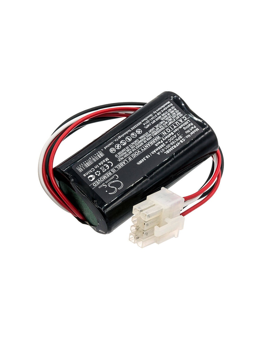 fits Part Number BPK169-001-01-A Payment Terminal Cameron Sino CS-VFR200BL 7.4V Li-ion 2600mAh/19.24Wh Ruby CI Replacement Battery for Ruby 2 PCA169-404-01-A PCA169-001-01 BPK182-001 