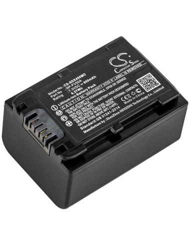 Battery for Sony, Fdr-ax33, Fdr-ax40 7.3V, 900mAh - 6.57Wh