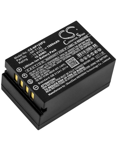 Battery for Fujifilm, Gfx 50s, Medium Format Gfx 10.8V, 1000mAh - 10.80Wh