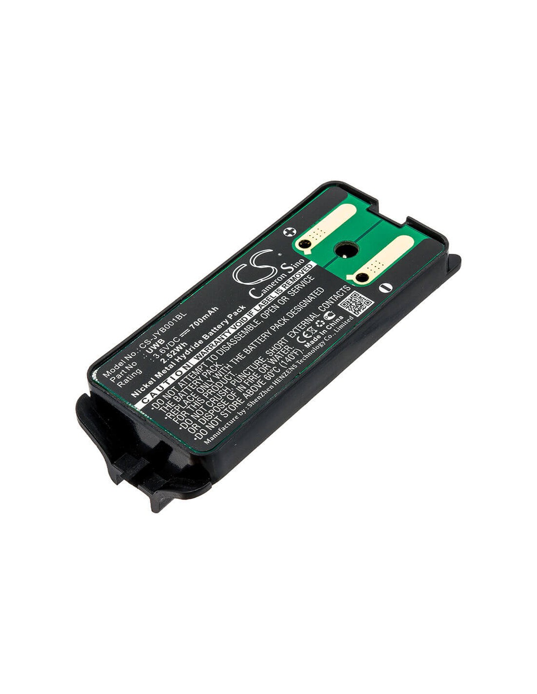 Battery for Jay, A001, Remote Control Ecu 3.6V, 700mAh - 2.52Wh