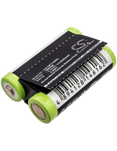 Battery for Optelec, Compact Plus, Compact+ 2.4V, 2000mAh - 4.80Wh