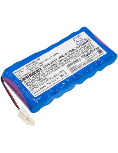 Battery for Biocare, Pm900, Pm900 Patient Monitor 14.8V, 5200mAh - 76.96Wh