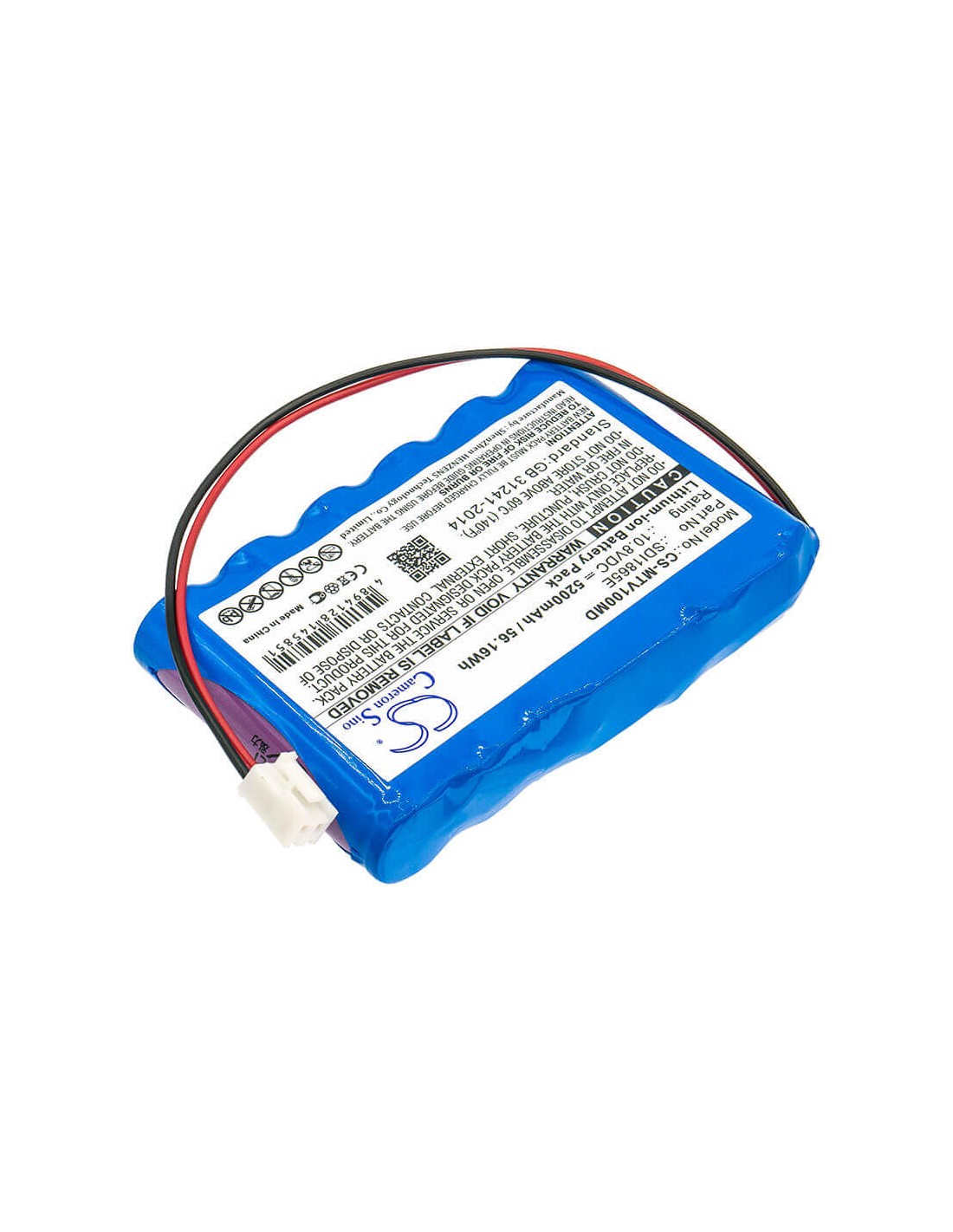 Battery for Mekics, Mtv 1000, 10.8V, 5200mAh - 56.16Wh