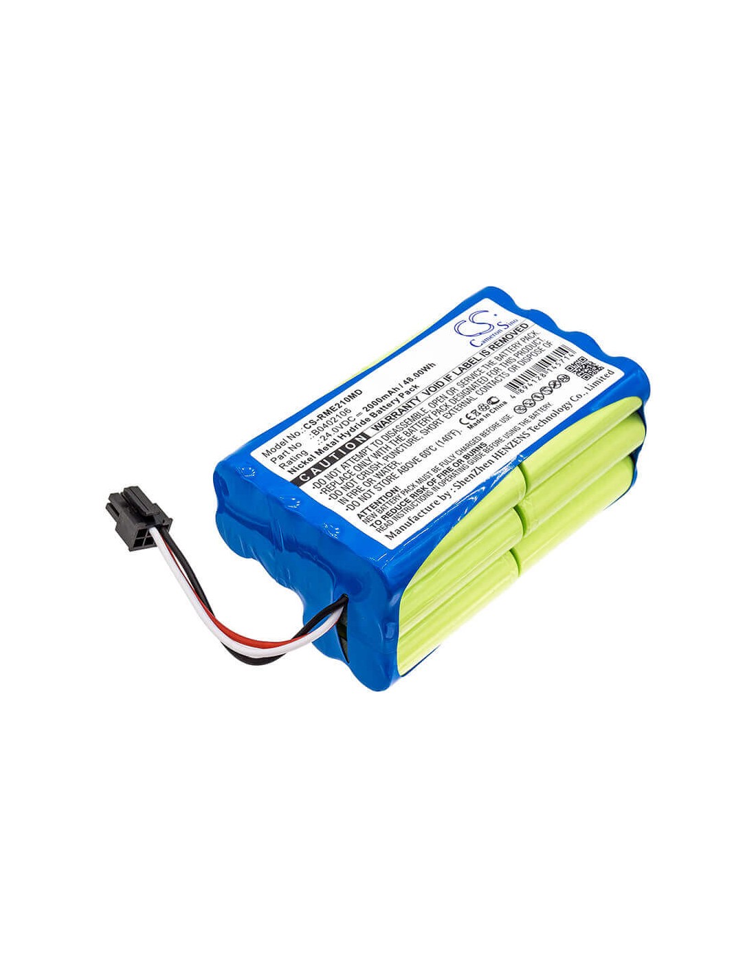 Battery for Resmed, Vs Integra, Vs Ultra 24V, 2000mAh - 48.00Wh