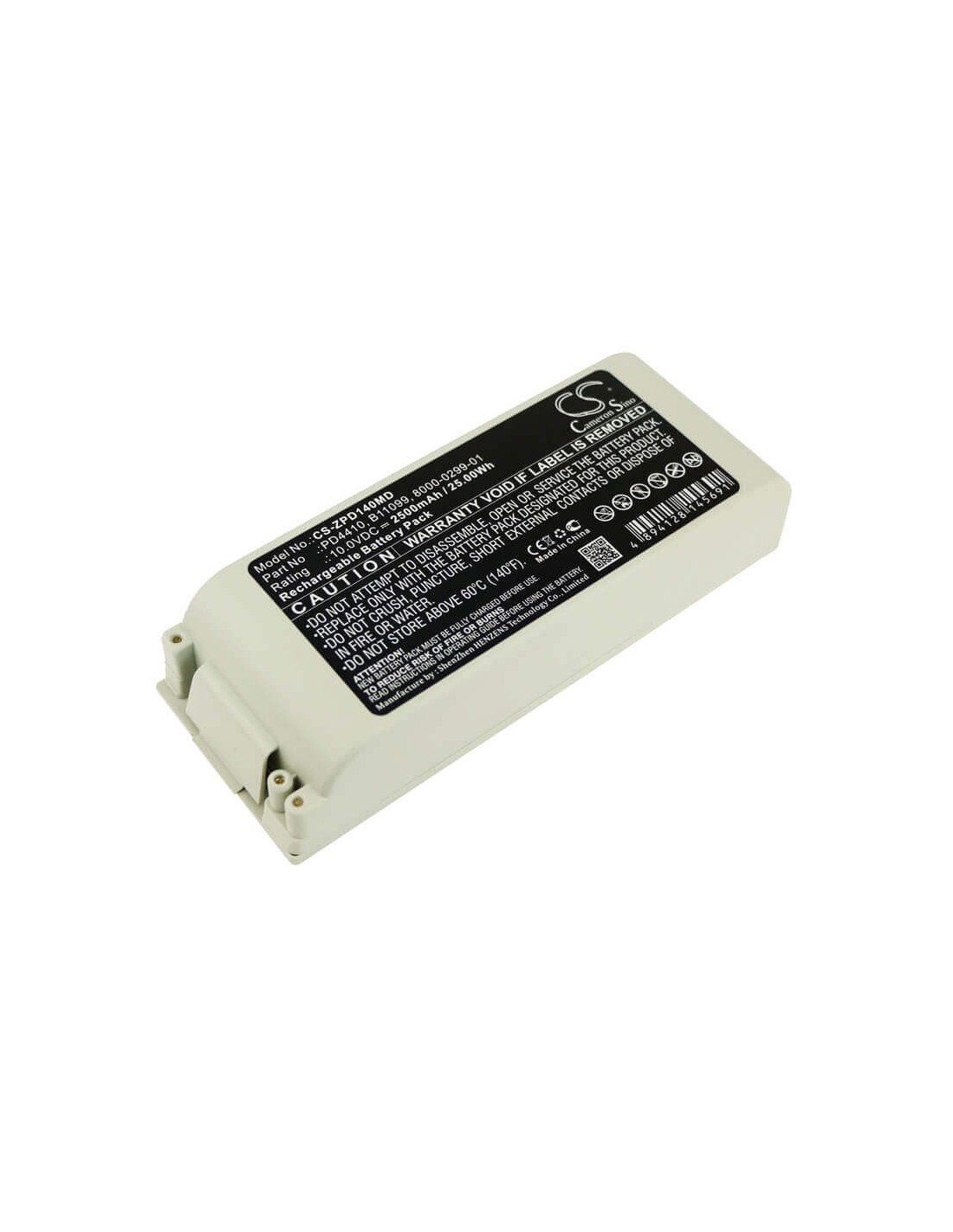 Battery for Zoll, Aed Pro Defibrillator, M Series 10V, 2500mAh - 25.00Wh