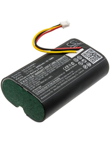 Battery for Logitech, 861-000066, Circle 2 3.7V, 6800mAh - 25.16Wh