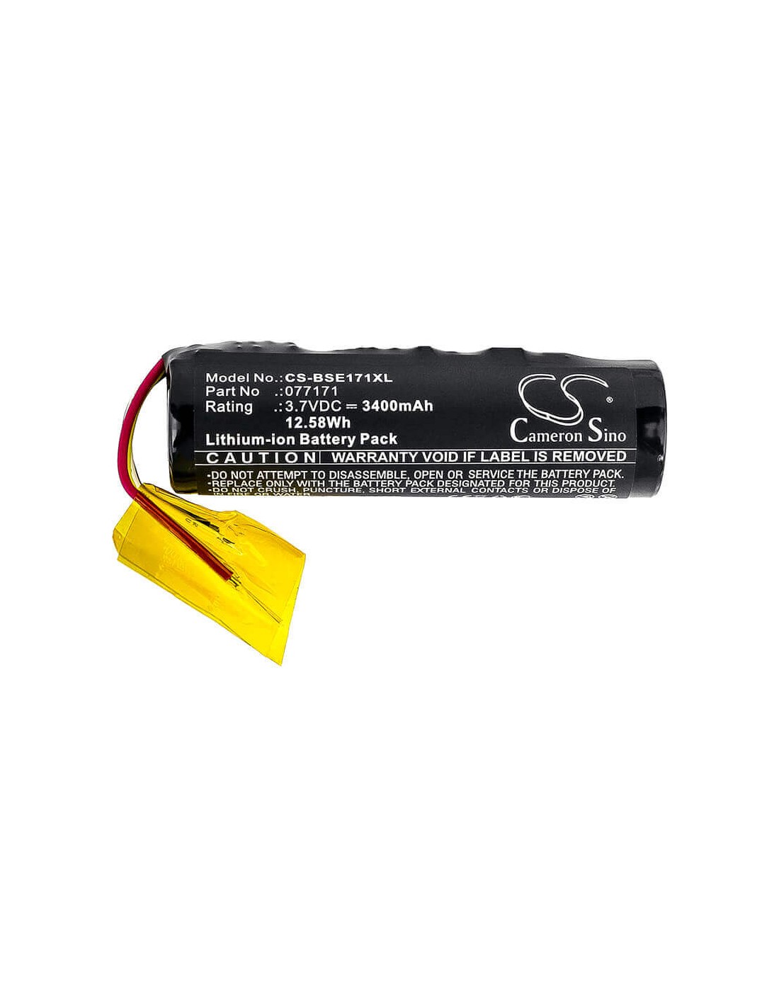 Battery for Bose, 423816, Soundlink Micro 3.7V, 3400mAh - 12.58Wh