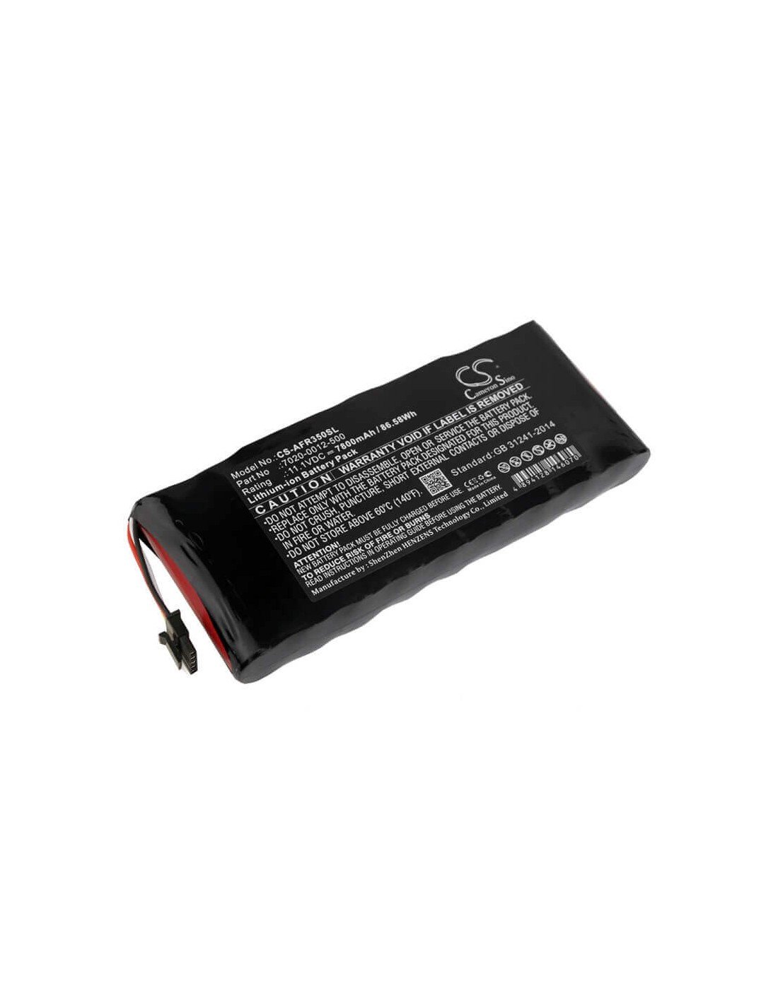 Battery for Aeroflex, 3500a, Cobham Avcomm 8800s 11.1V, 7800mAh - 86.58Wh