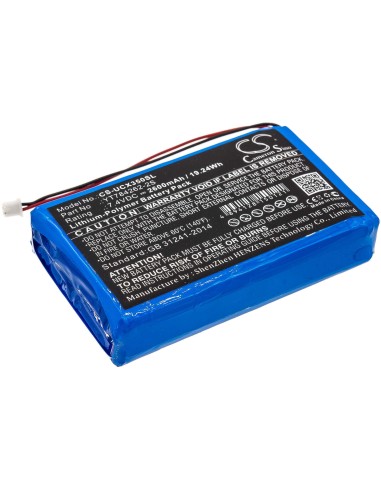 Battery for Uniwell, Cx3500 7.4V, 2600mAh - 19.24Wh