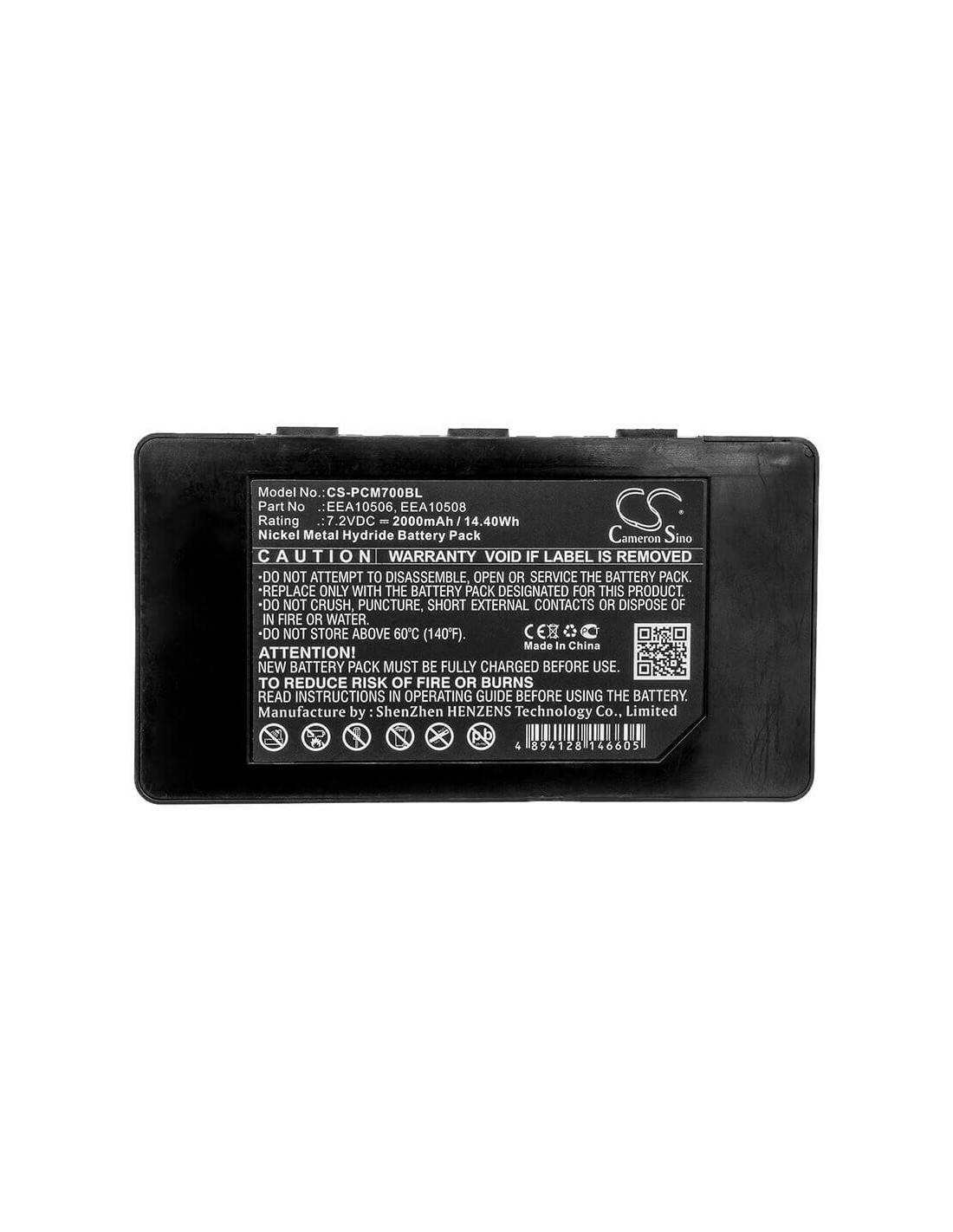 Battery for Palfinger, Palcom P7 7.2V, 2000mAh - 14.40Wh